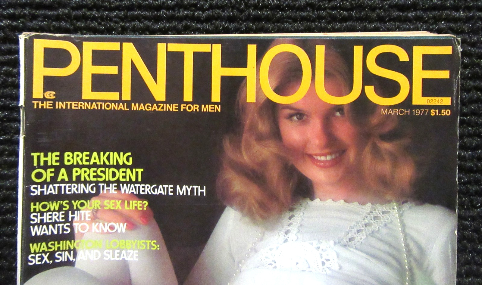 Vtg Penthouse Magazine March 1977 Comp Tight Mid Grade Book! We Combine Shipping