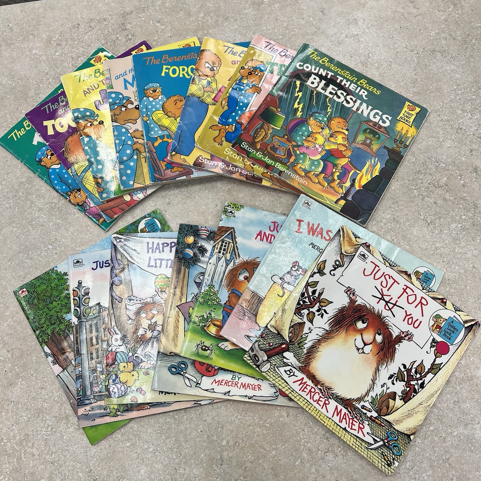Lot 15 Berenstain Bears & Mercy Mayer Little Critter Vintage Kids Paperbacks