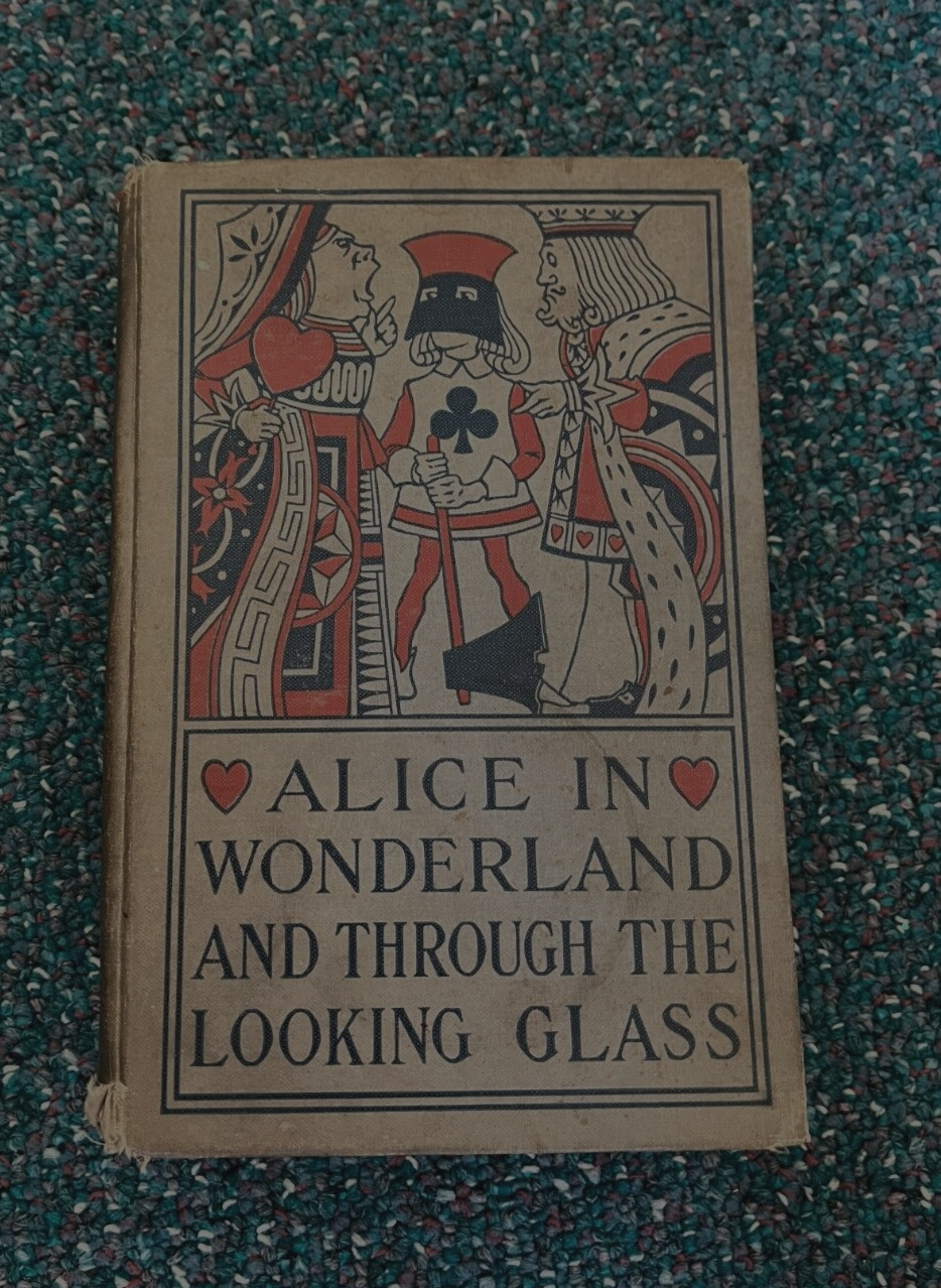 EARLY 19OO ALICE IN WONDERLAND and THROUGH THE LOOKING GLASS -CARROLL & TENNIEL