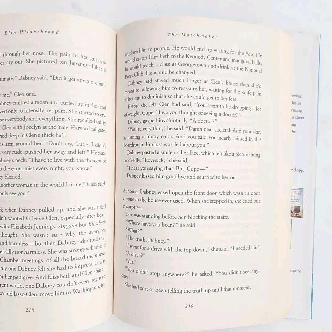 The Matchmaker by Elin Hilderbrand FIRST EDITION 2014 Hardcover Book