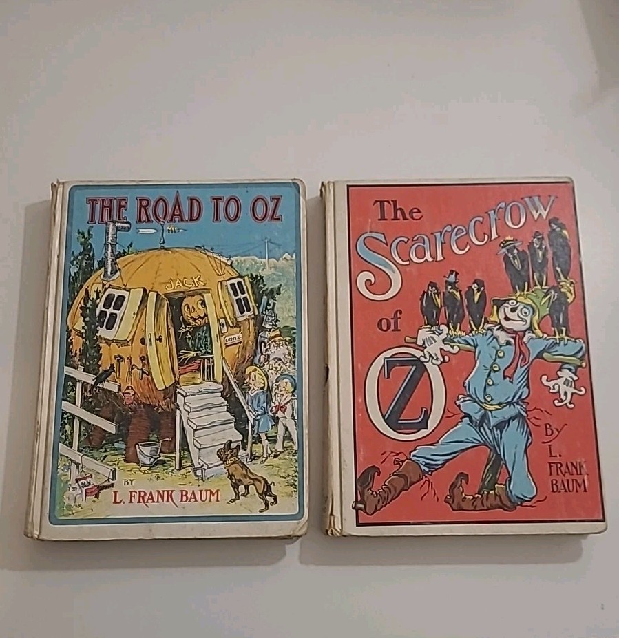 Wizard of OZ L. Frank Baum Book Set Of 12 Hardcover Reilly & Lee 1956