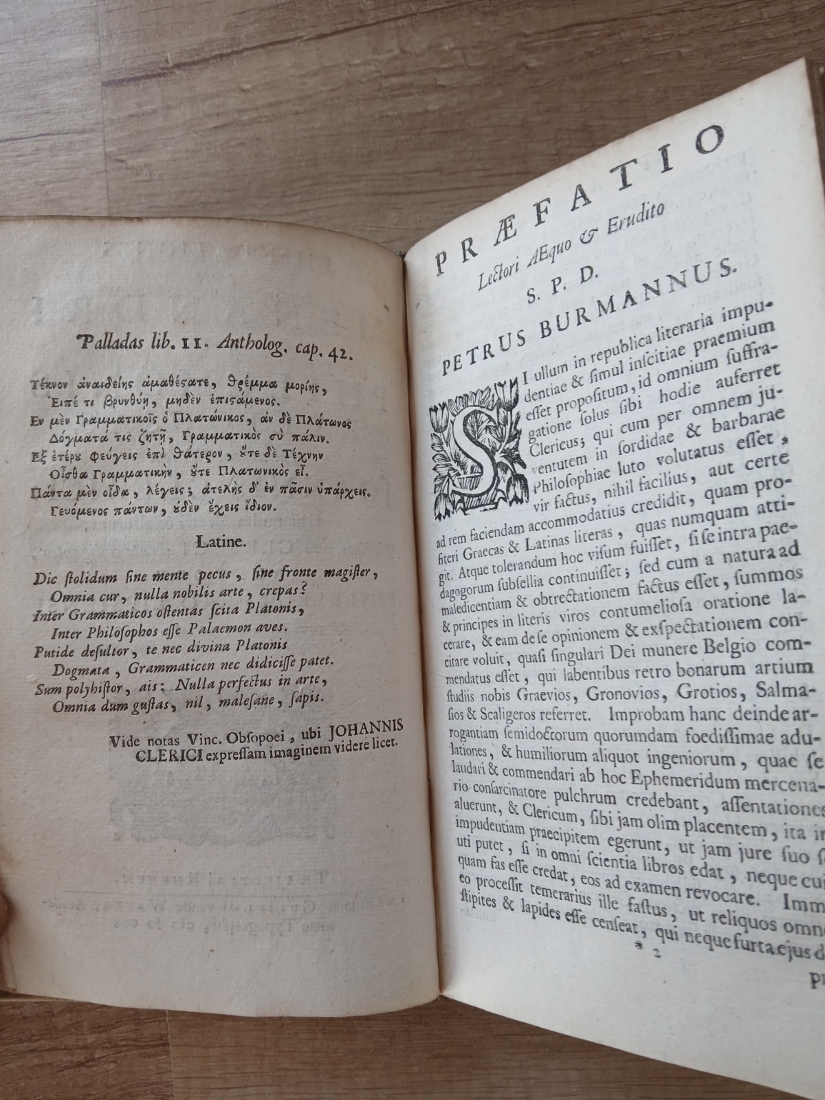 1711 RARE FIRST EDITION – Richard Bentley Philargyrii Cantabrigiensis: Emendat