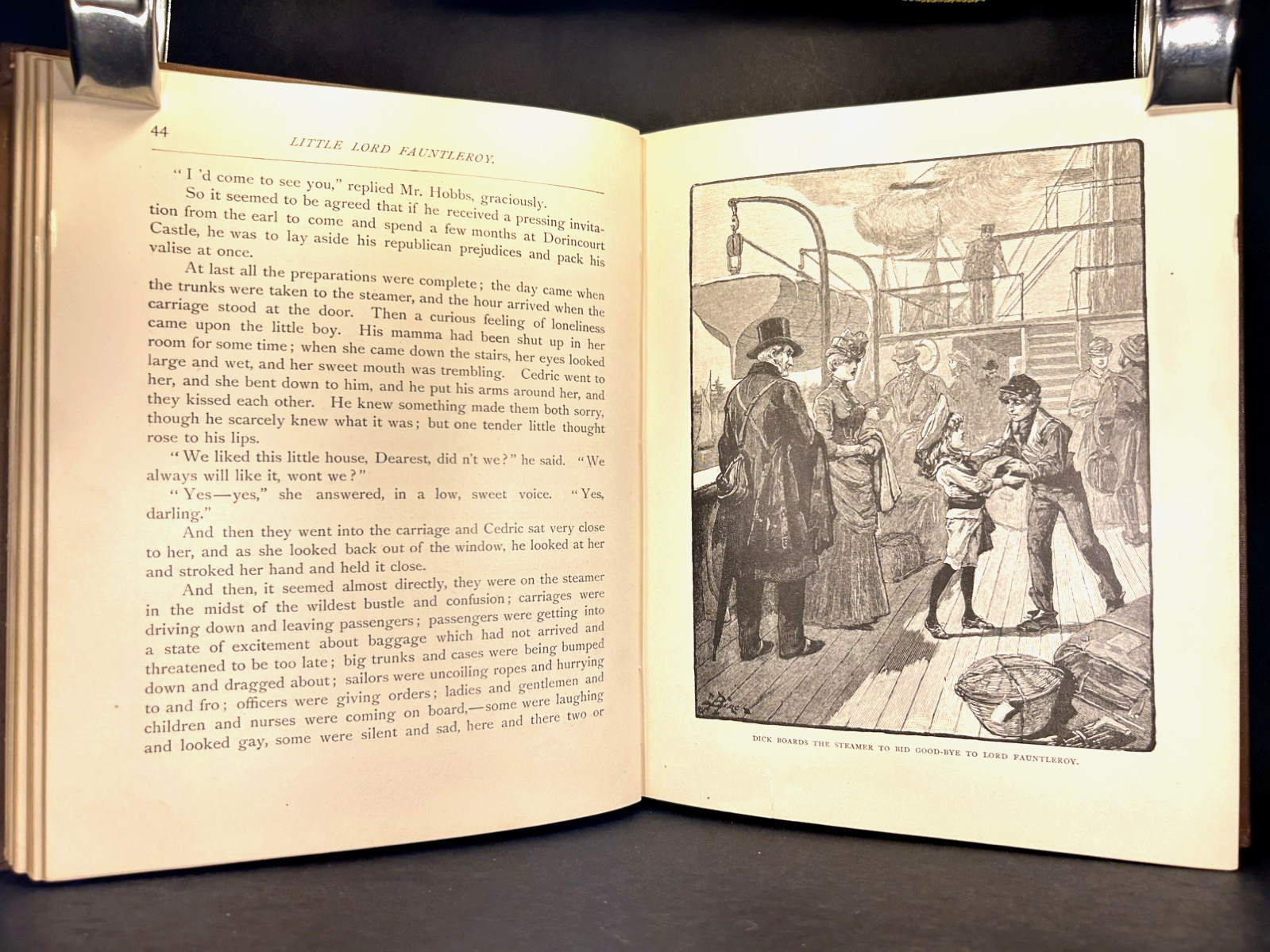 Antique Christian LITTLE LORD FAUNTLEROY- Burnett FINE BINDING Children ILL 1887