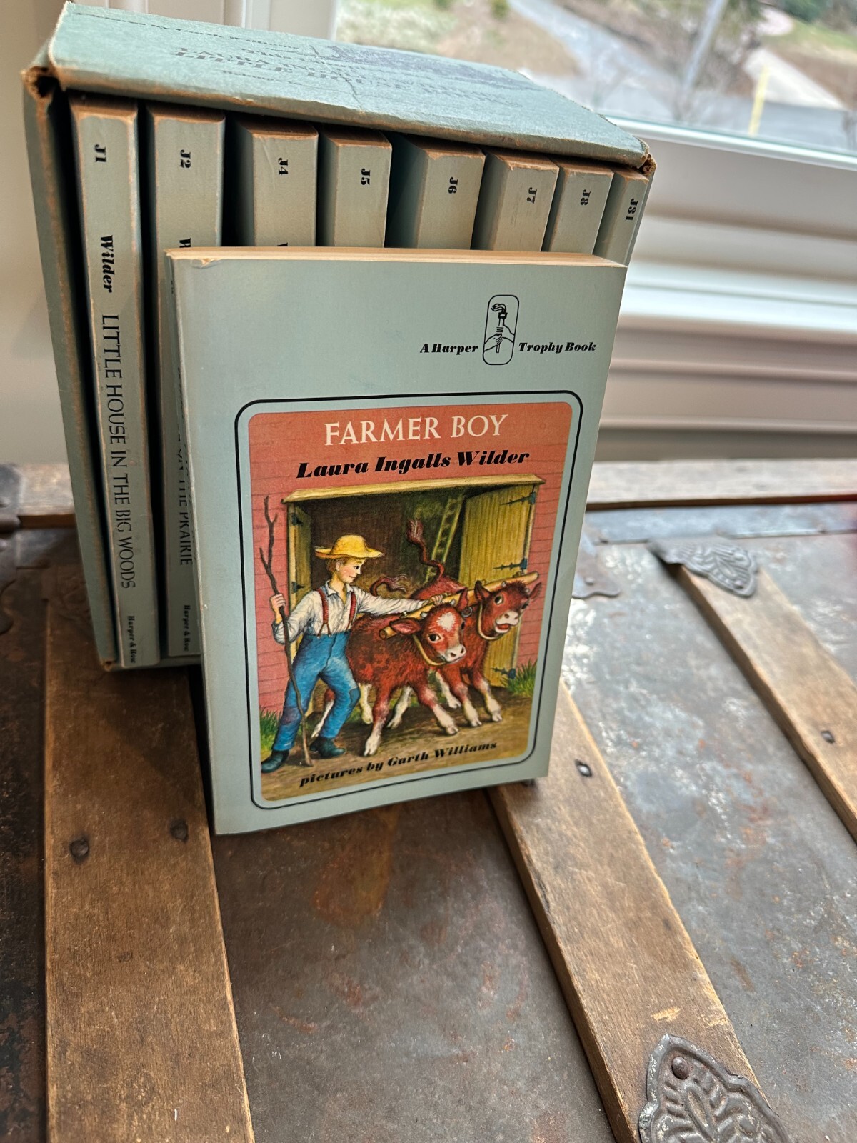 Vintage – 1971 9 Book Set Laura Ingalls Wilder’s Little House On The Prairie