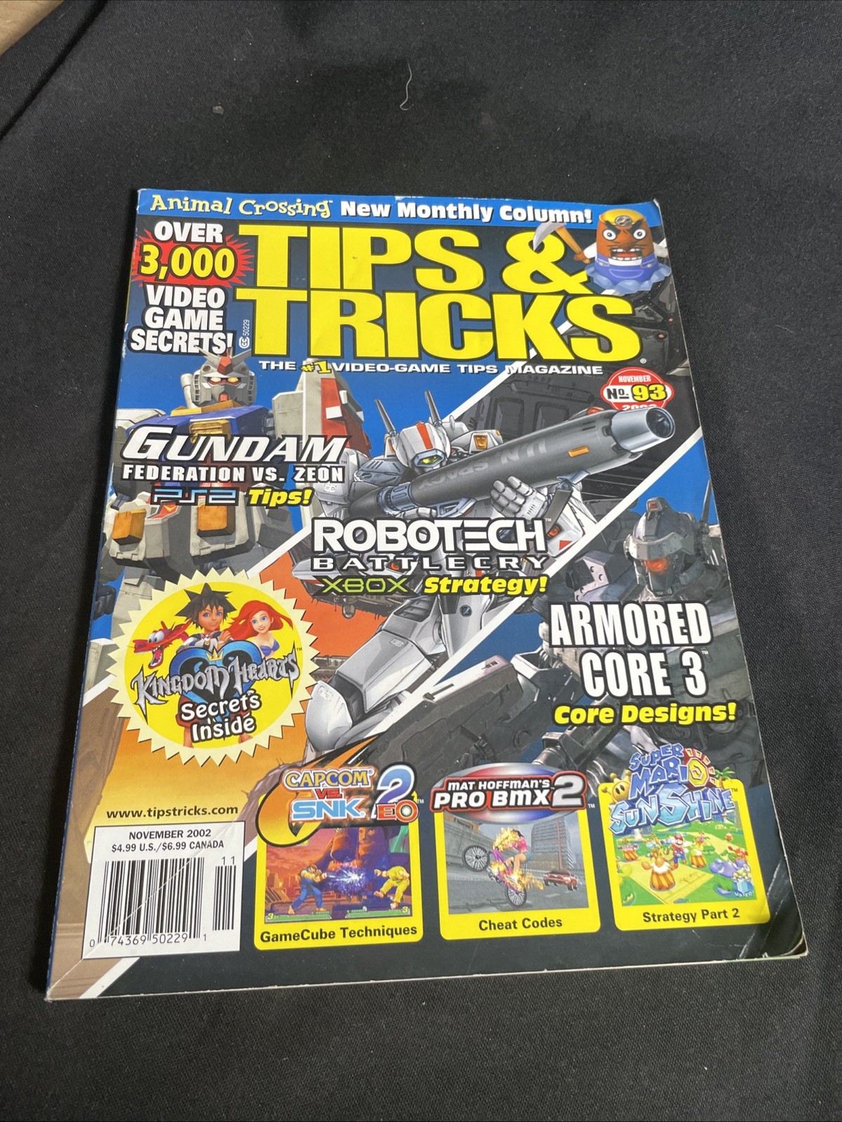 Tips & Tricks #93 November 2002 Video Game Console Game Secrets & Codes Robotech