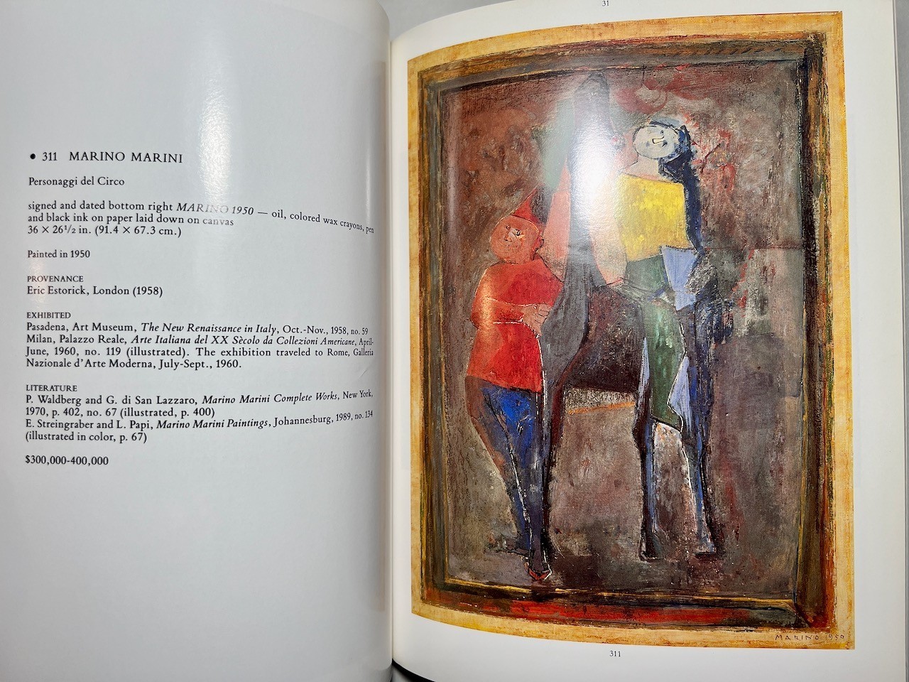 Christie’s Auction Catalogs May 1990 Reference Modern Paintings Kirk Douglas