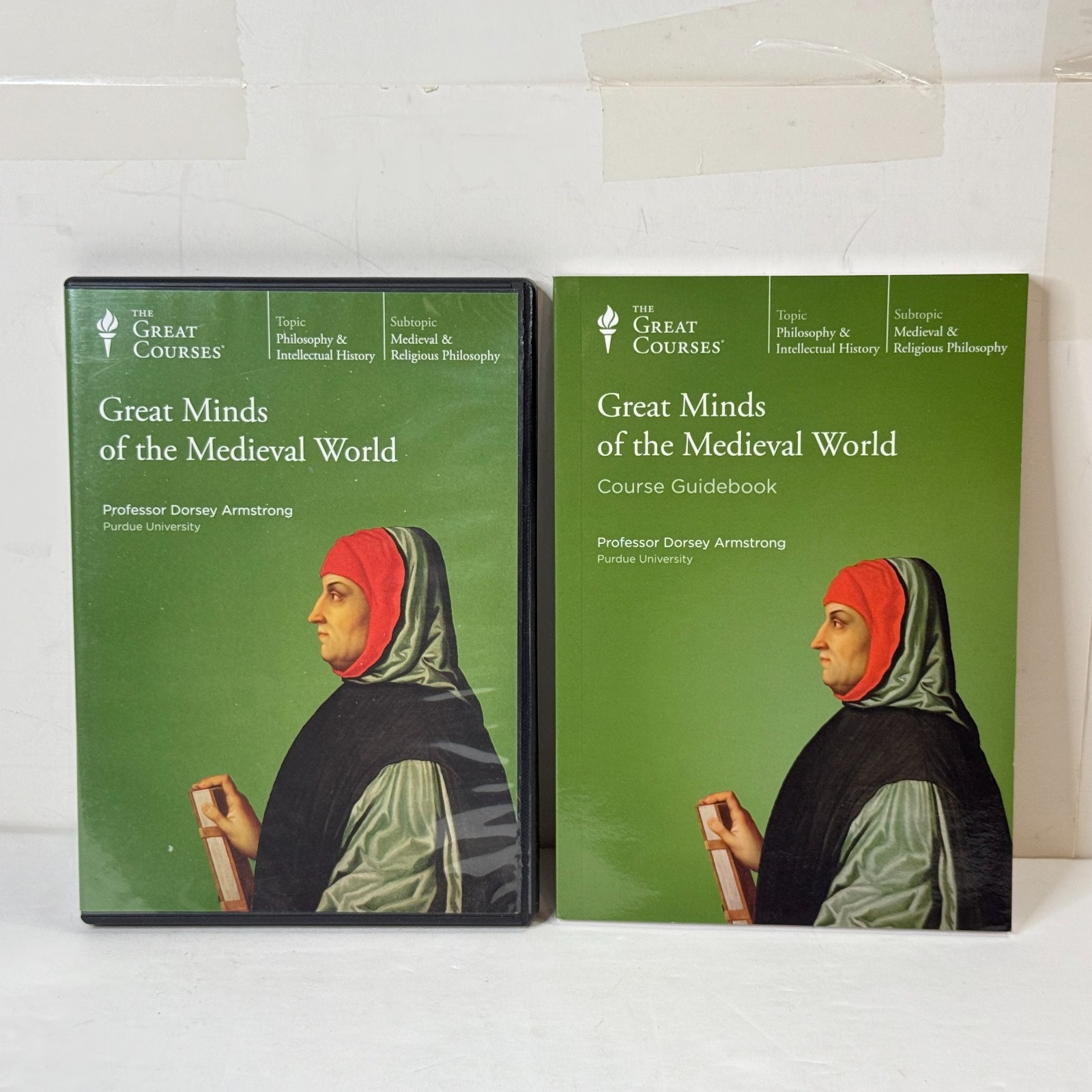 Great Minds of the Medieval World The Great Courses DVD Set + Guidebook [VG]