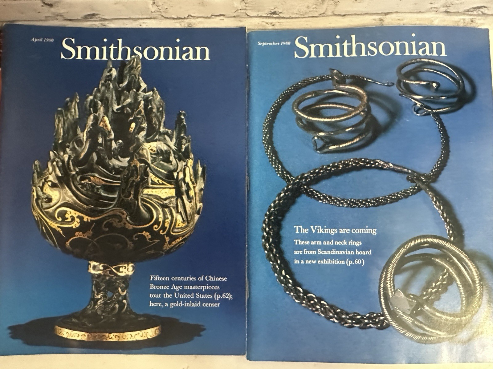 Smithsonian Magazine Lot of 7- 1980s-1981