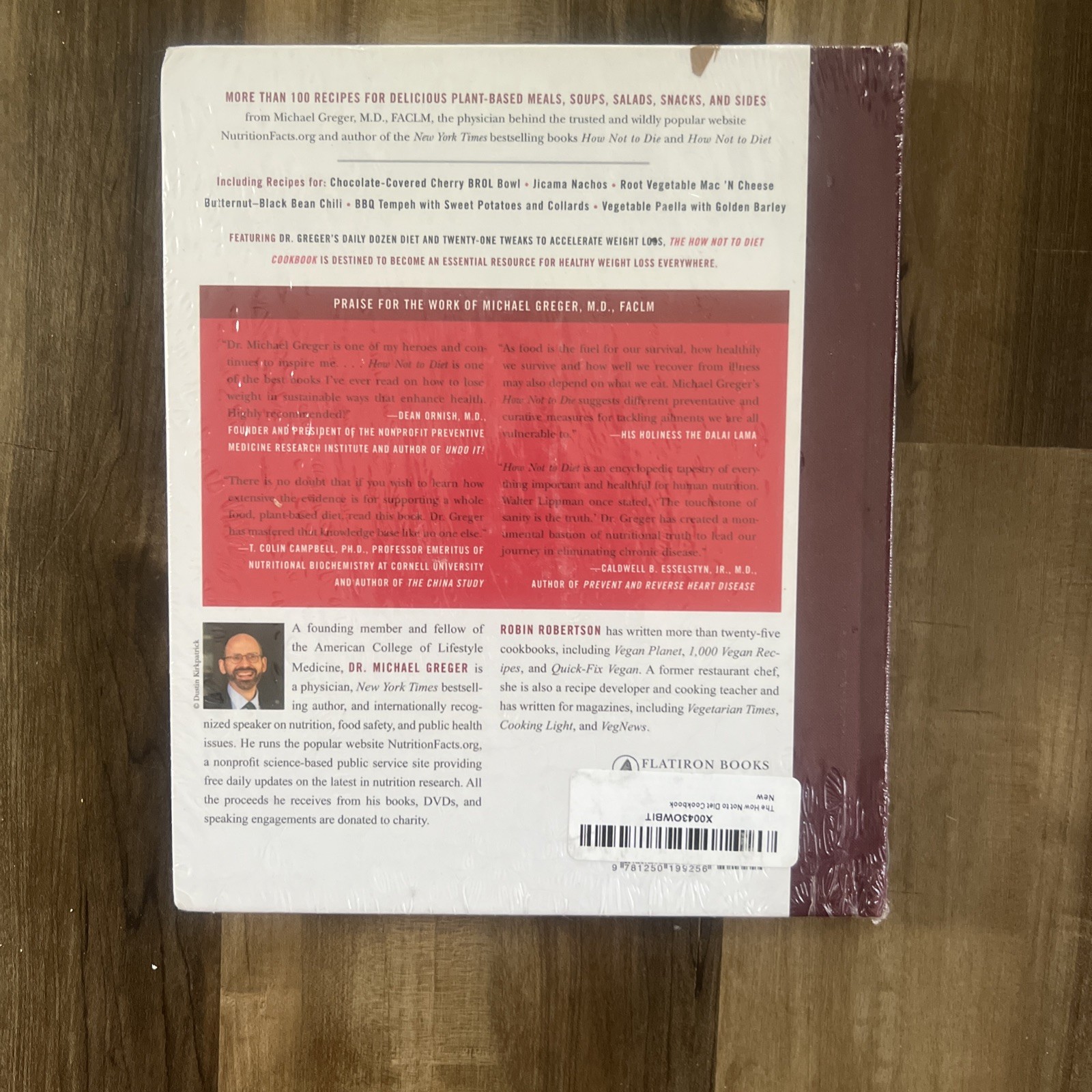 The How Not to Diet Cookbook By Michael Greger MD – Non Fiction – Hardback NEW