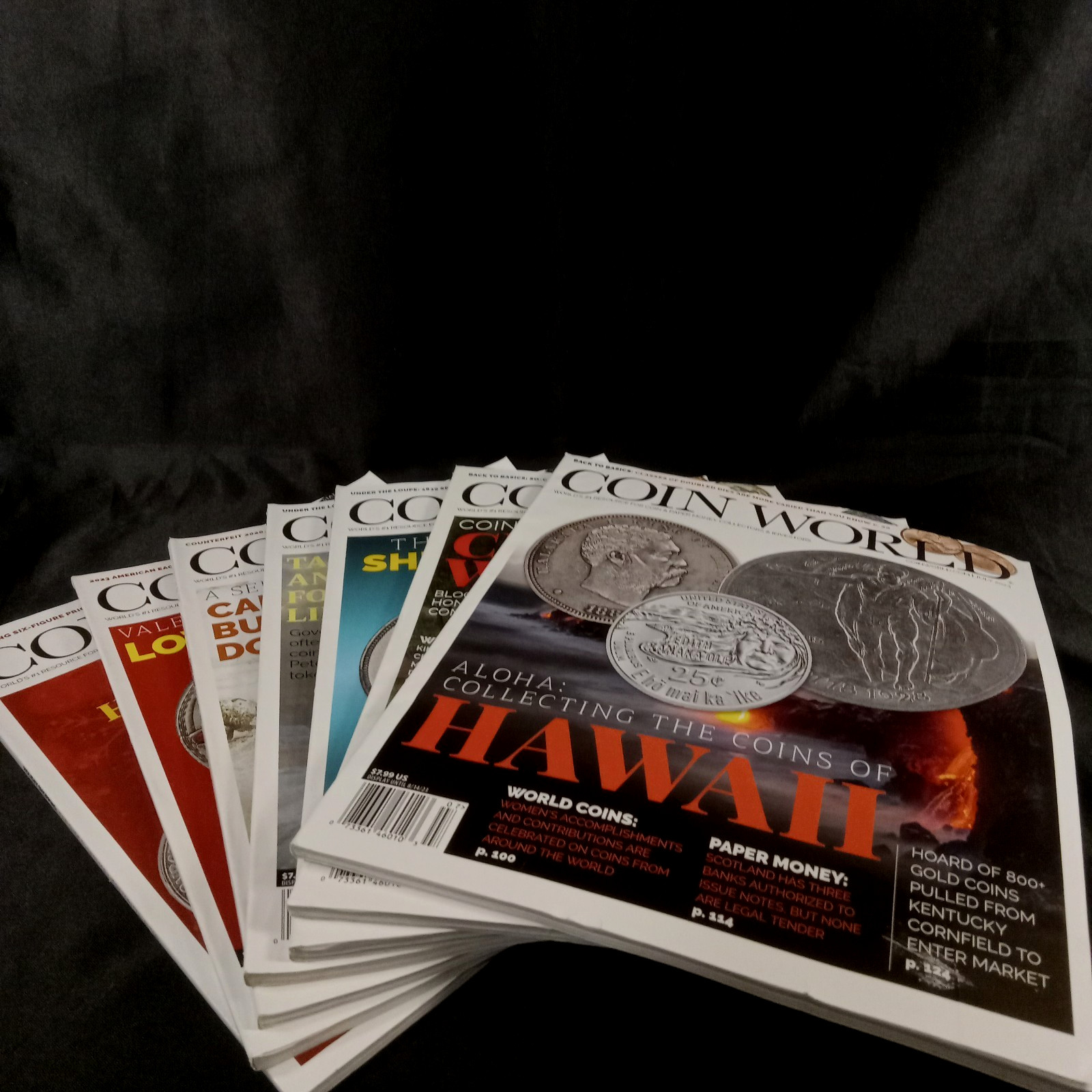 Coin World Magazine Lot 7 Issues 2022-2023 Numismatics Coins Paper Money Collect