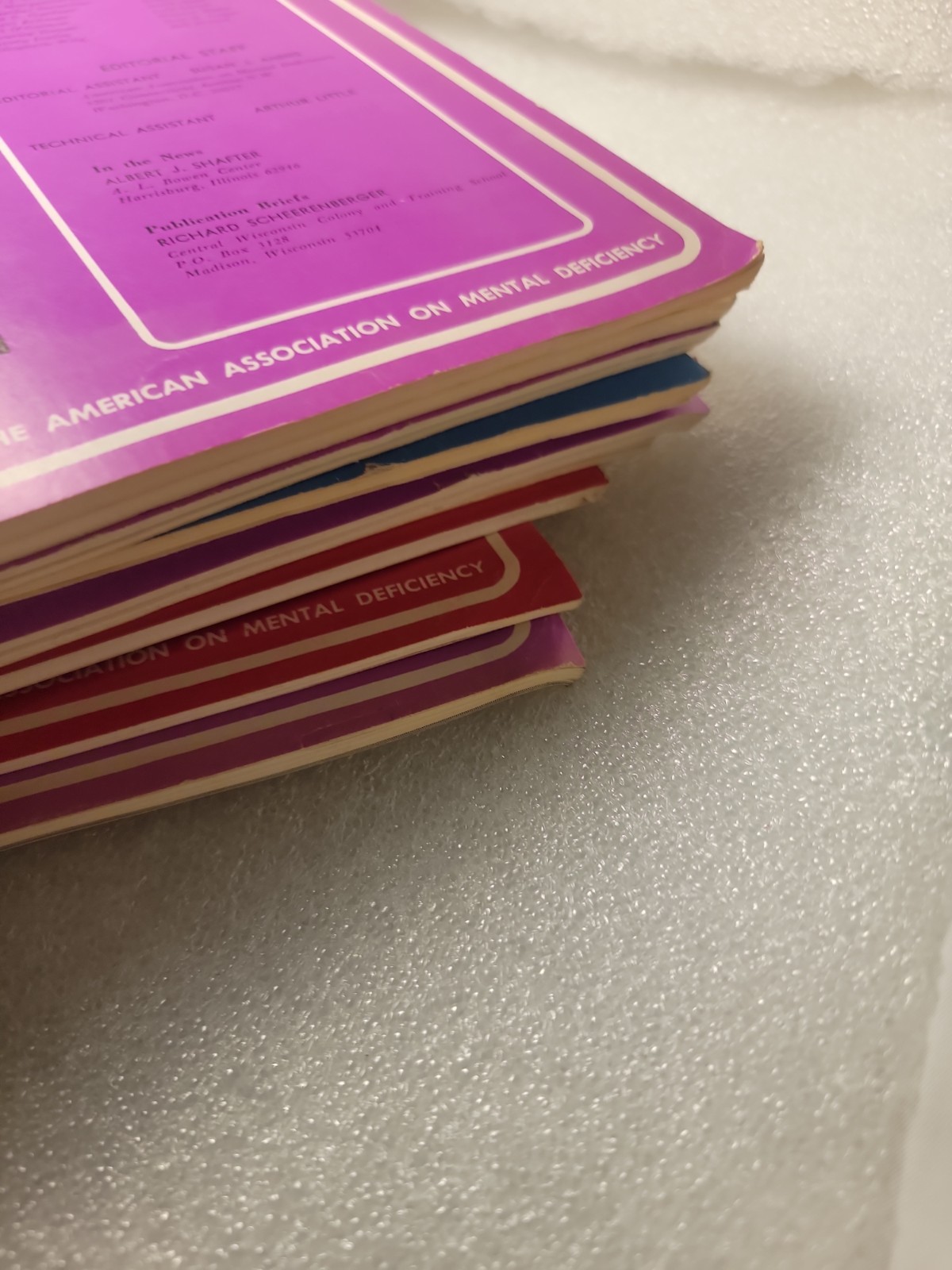 12pcs LOT! RARE FIND! Mental Retardation AAMD Magazines Publications