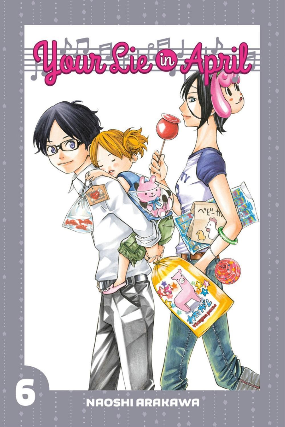 Your Lie In April 6 by Naoshi Arakawa (English) Paperback Book