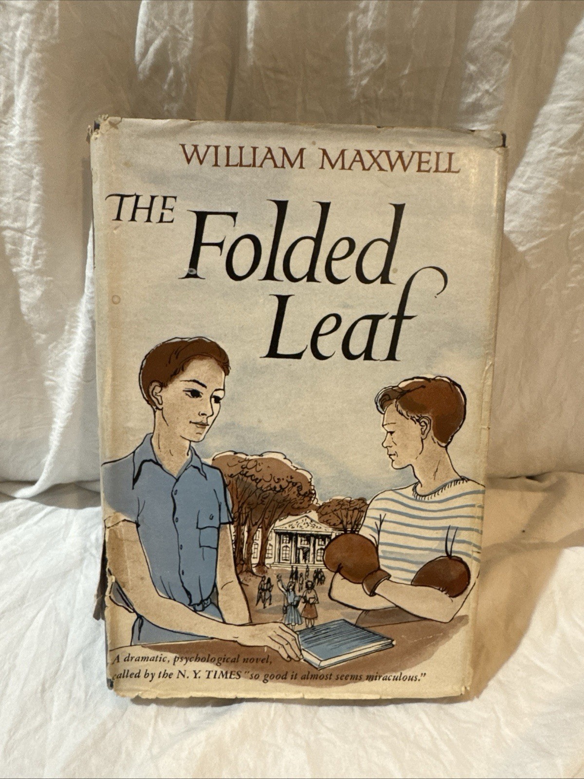 William Maxwell / The Folded Leaf “Forum Books First Printing” 1948 HC DJ