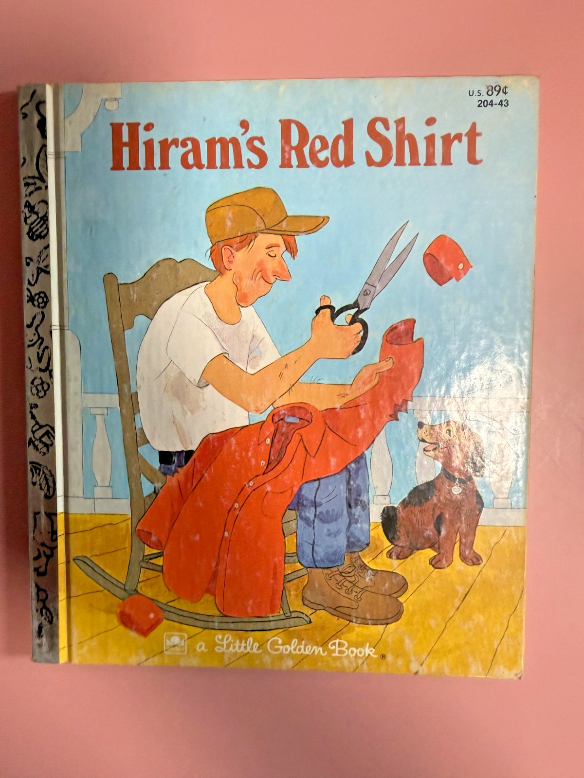 Little Golden Books Vintage Lot Of Five Books Hiram’s Red Shirt, Smoky The Bear