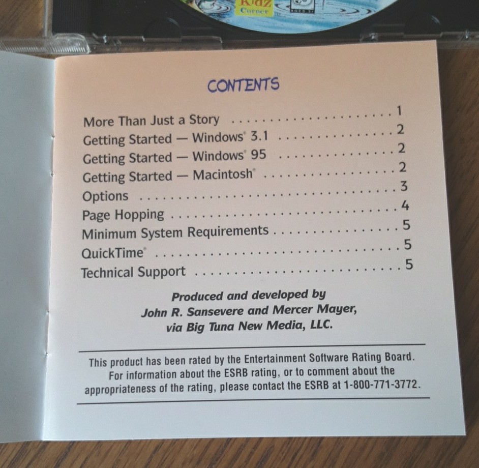 Just Me And My Dad – MOM -GRANDMA and Me LITTLE CRITTER GAME Mercer Mayer Cd Rom