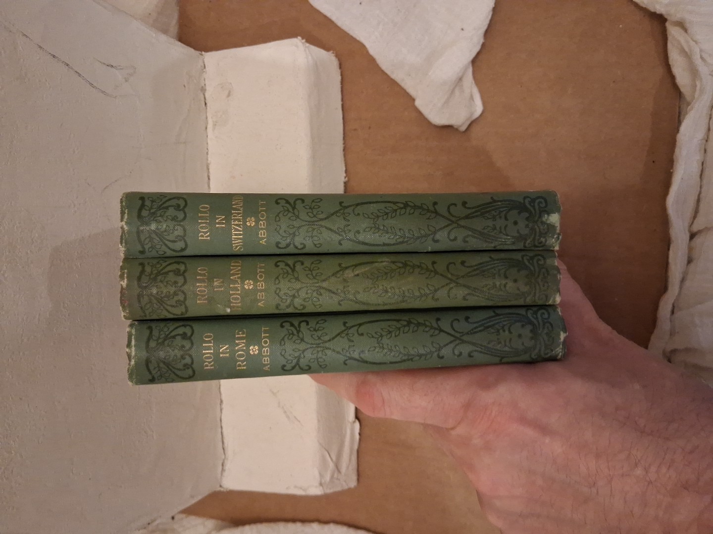3 Rollos by Jacob Abbott, Holland, Rome, Switzerland – Siegel Cooper Co. 1887
