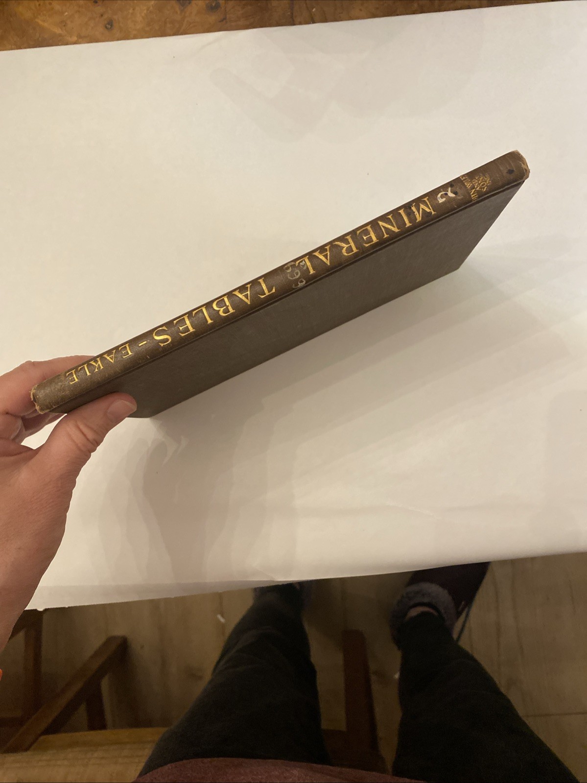Mineral Tables Determination of Minerals by their Physical Properties Eakle 1904