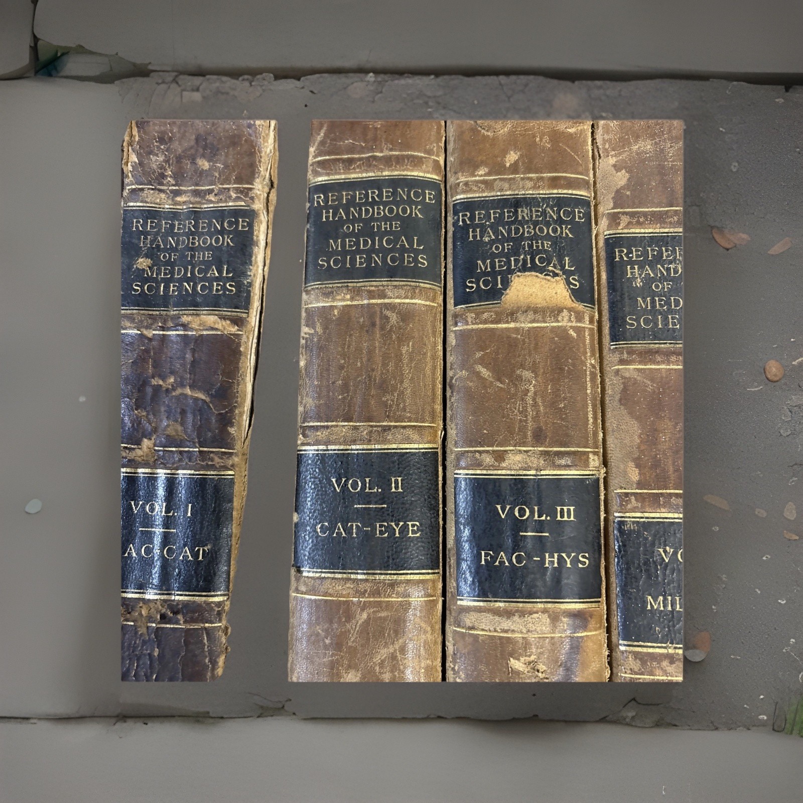 Reference Handbook of Medical Sciences Volumes 1-8 Complete Set Hardcover 1884