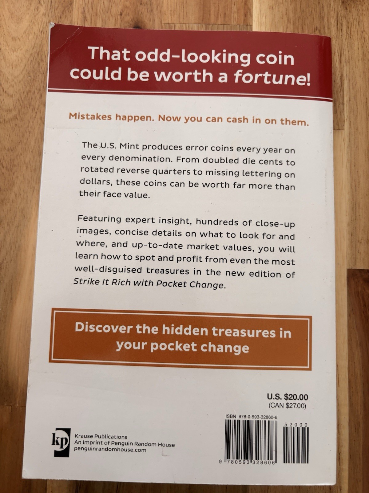 Krause Publications Strike It Rich with Pocket Change 5th Edition Potter Allen
