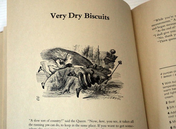 Vintage Alice’s Cookbook a Culinary Diversion, John Tenniel Illustrations, 1975