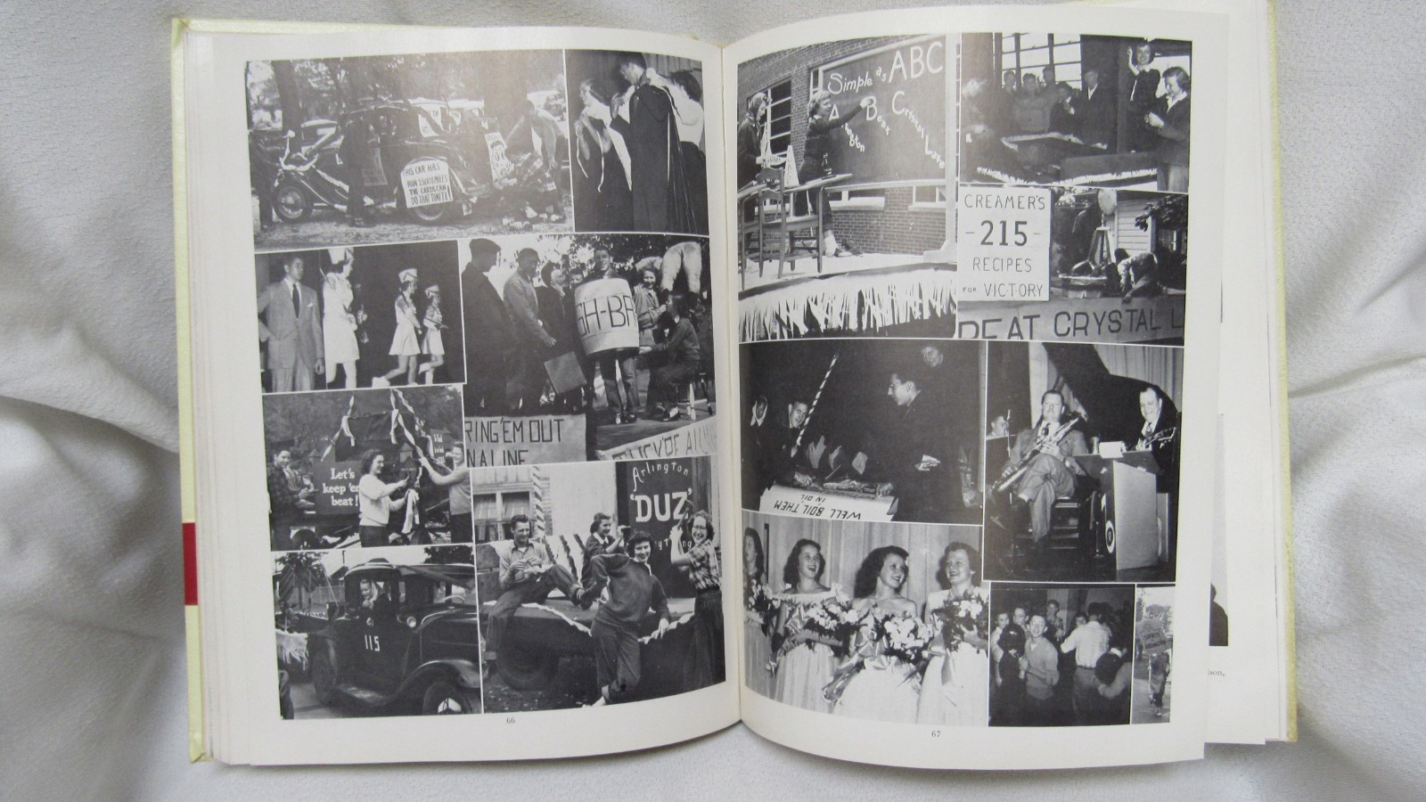 1949 The Heights Arlington Heights Illinois High School Yearbook Book
