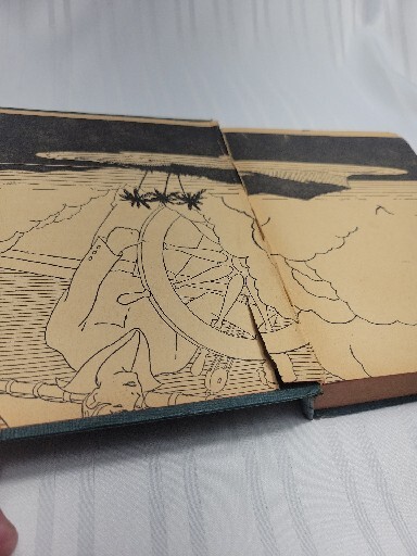 ⚜️Robinson Crusoe By Daniel Defoe Whitman Hardback PRODUCTION ERROR~ SEE PHOTOS