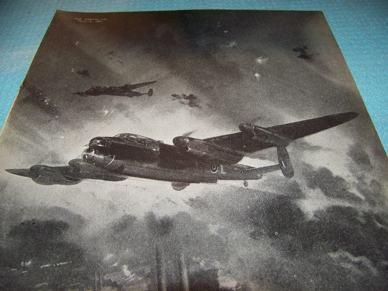 1943 AVRO LANCASTER “THE LANCASTER”..1-PAGE SALES AD..RARE! (719NN)