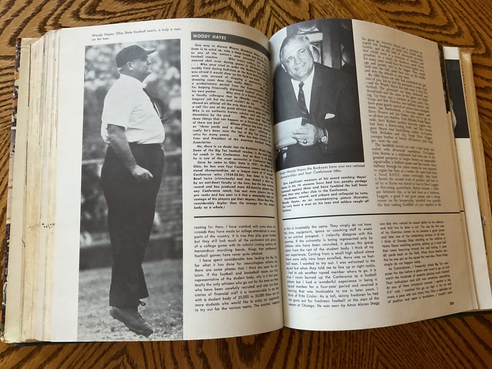 1967 “THE BIG TEN” BY TUG WILSON AND JERRY BRONDFIELD – 496 Pages