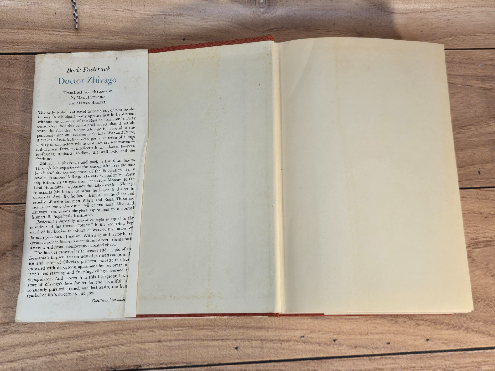 Doctor Zhivago by Boris Pasternak 1958 Pantheon 1st U.S edition/1st print