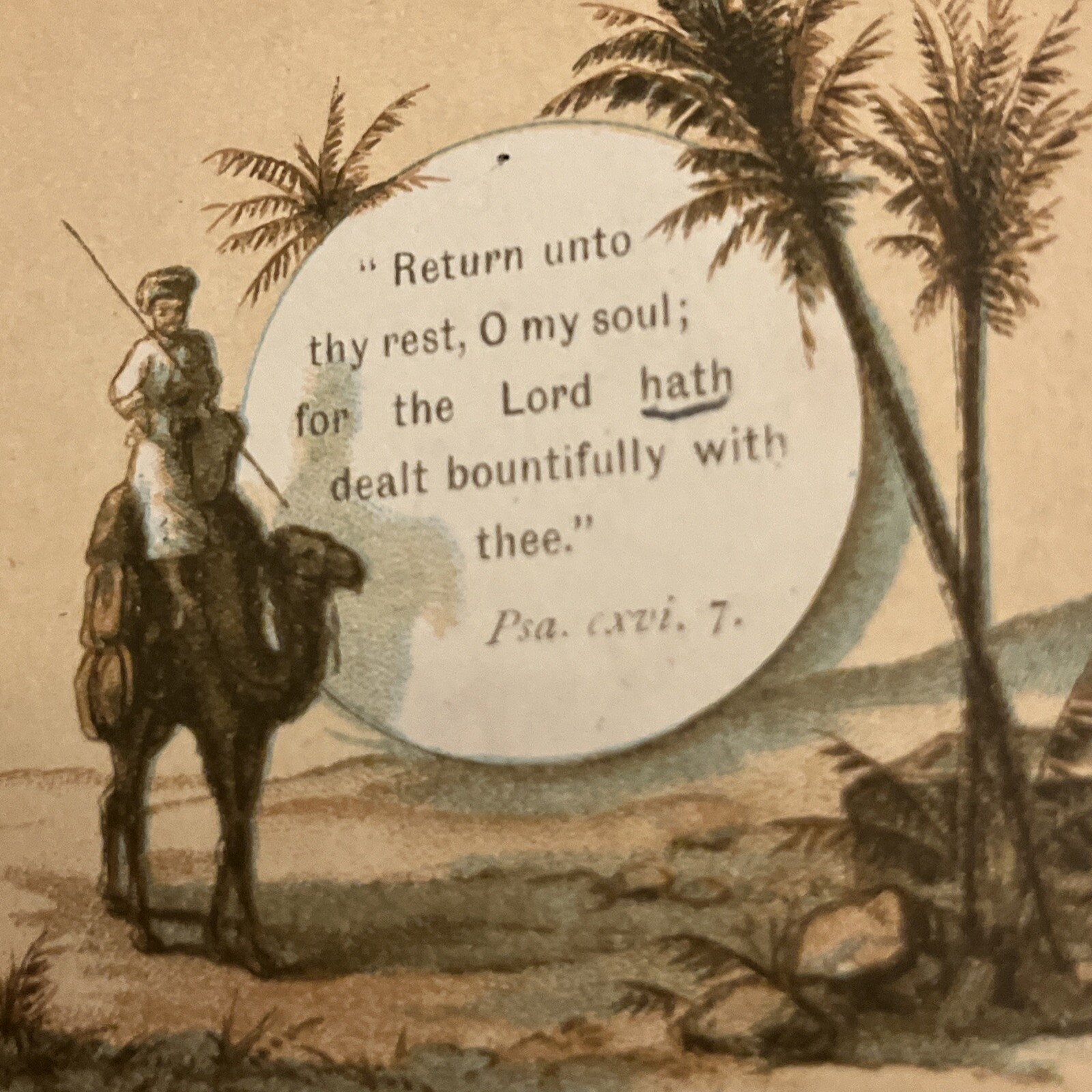 The Pilgrims Rest Antique Illustrated Mini Pray book Lady Hope 3” Hardback