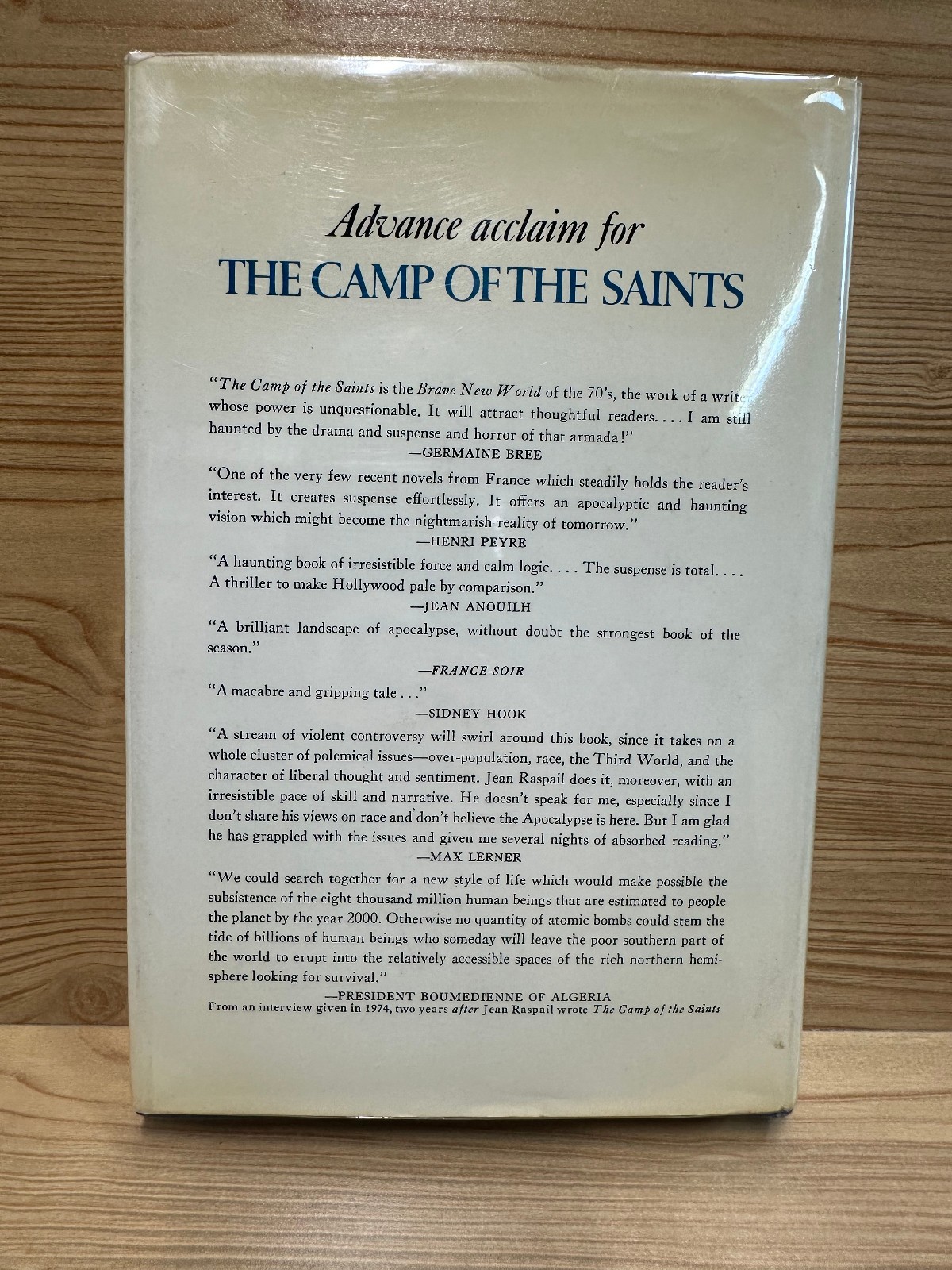 Camp of the Saints and Le Camp des Saints -Jean Raspail: BOTH FIRST EDITIONS