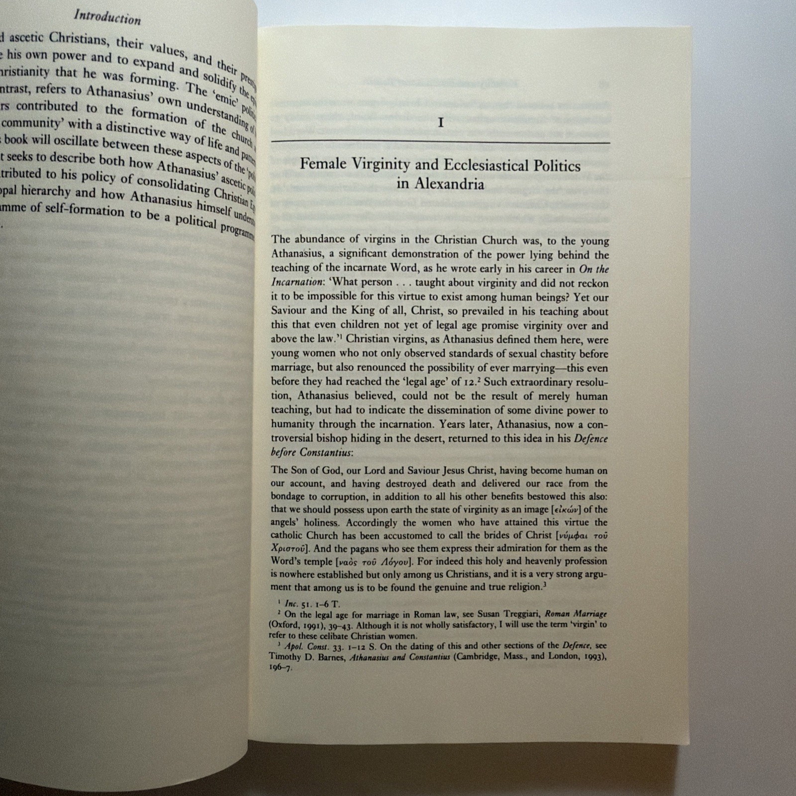 Athanasius and Asceticism by David Brakke 1998 Vintage Paperback