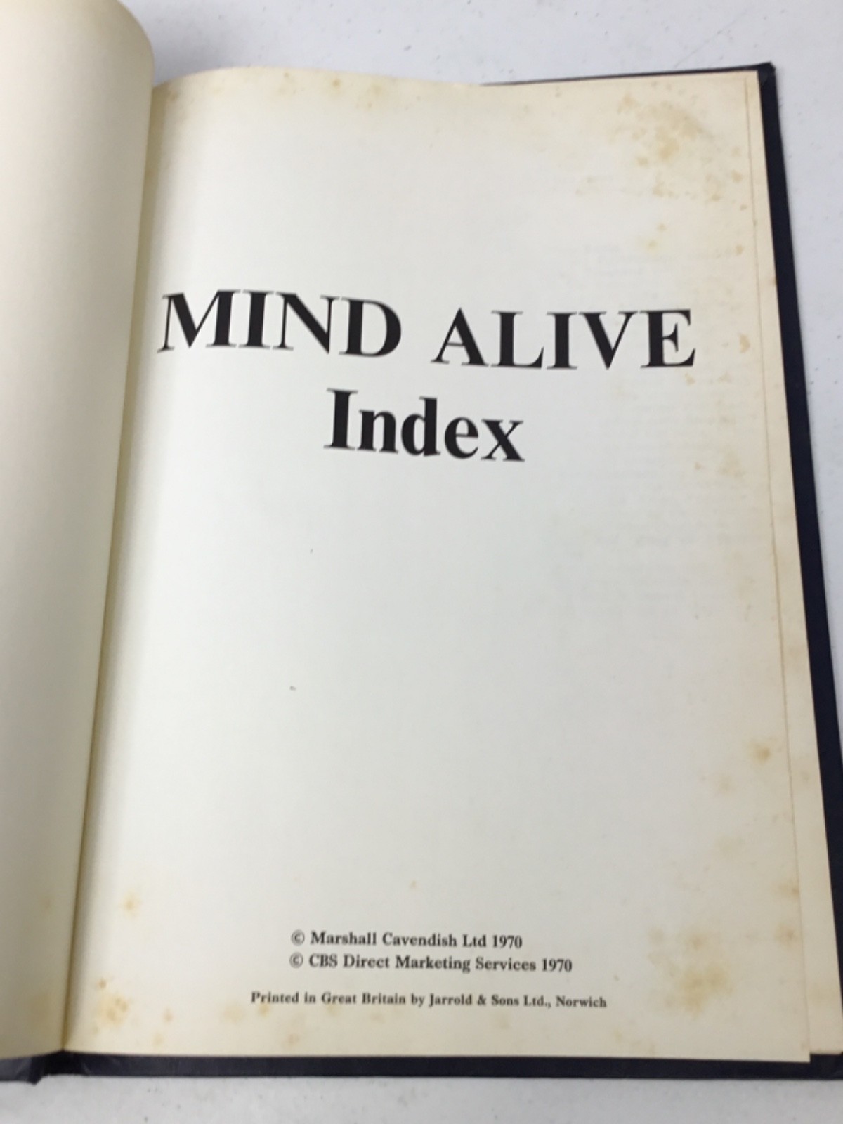 Mind Alive Encyclopedia Complete Set 8 Vol + Index. 1968-70 Binders