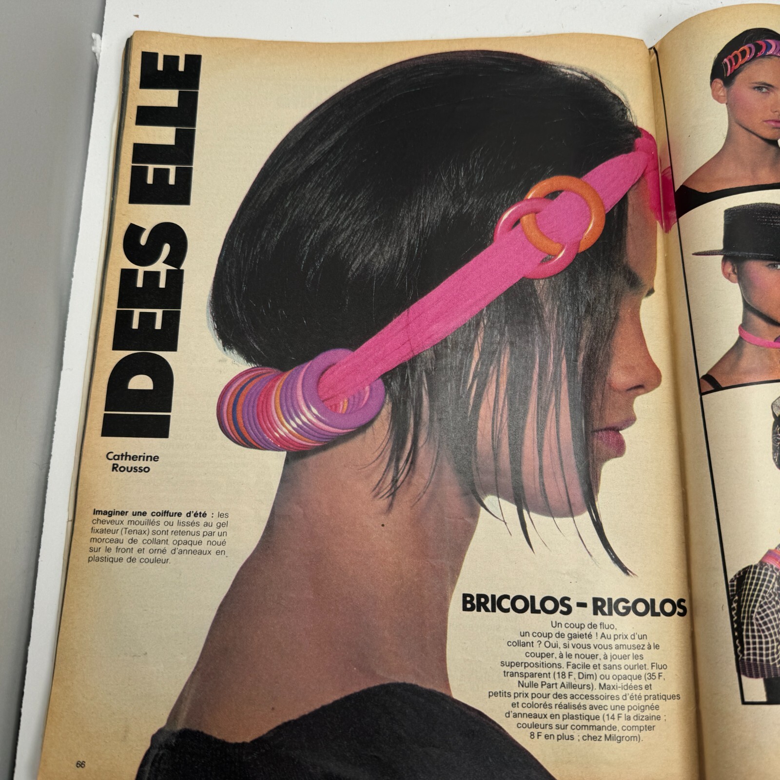 Cosmopolitan Elle Uk 1985 Rosemary Macgrotha Elle Macpherson Jerry Hall