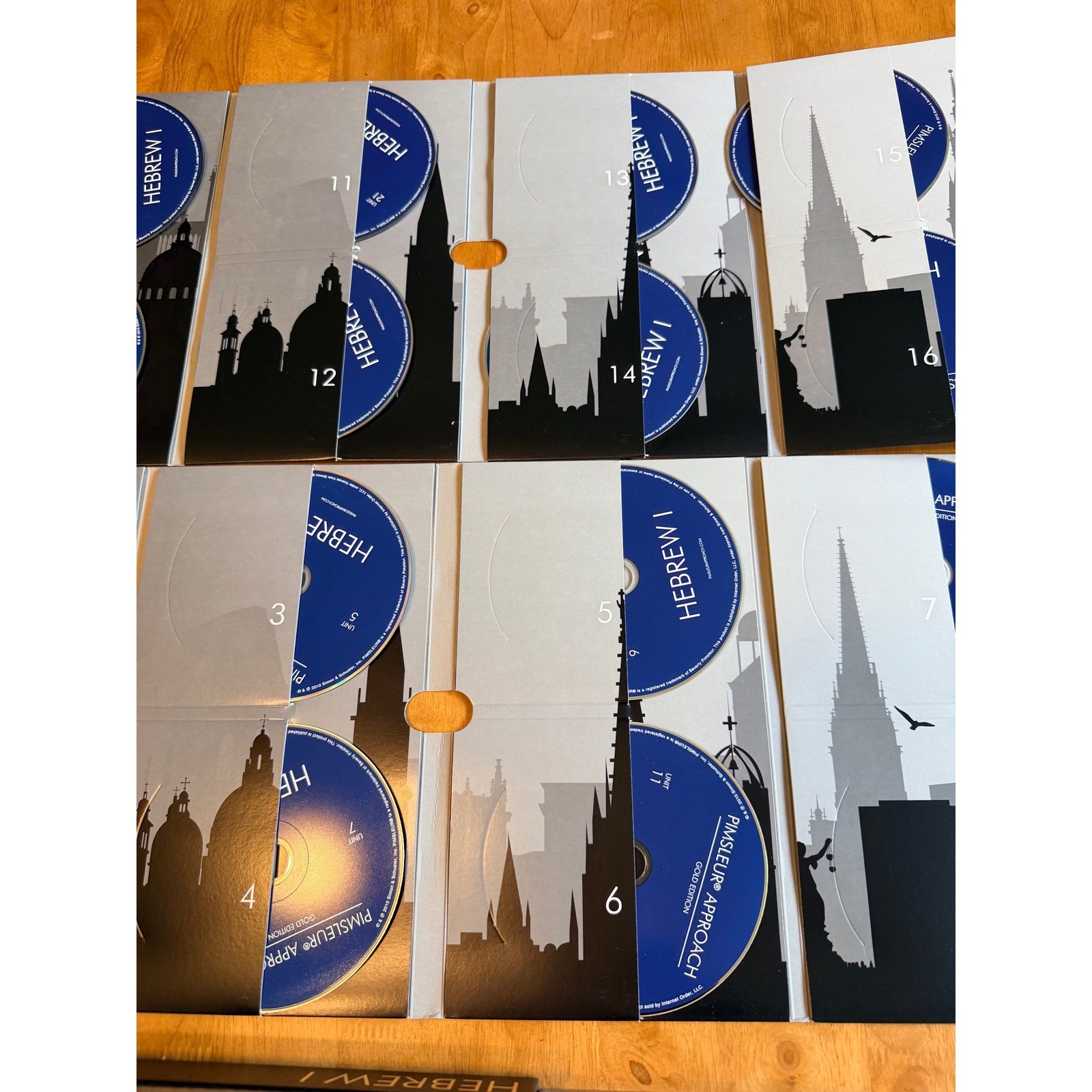 Pimsleur Approach Hebrew I Gold Edition Audio Course Flash Cards Modern Hebrew