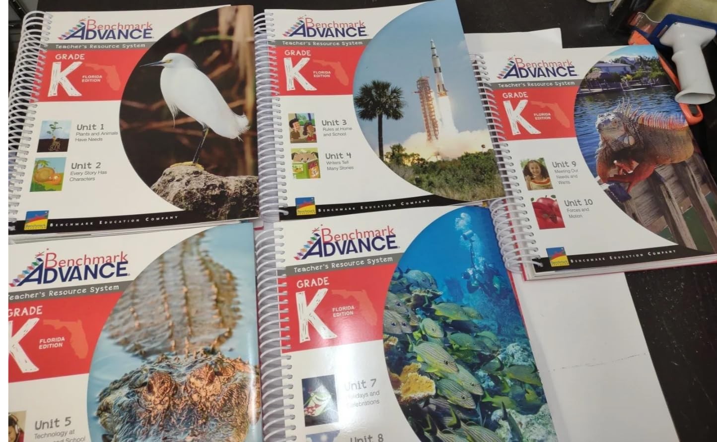 Benchmark Advance Grade K Units 1-10 Teacher Resource System Florida Edition 5 b