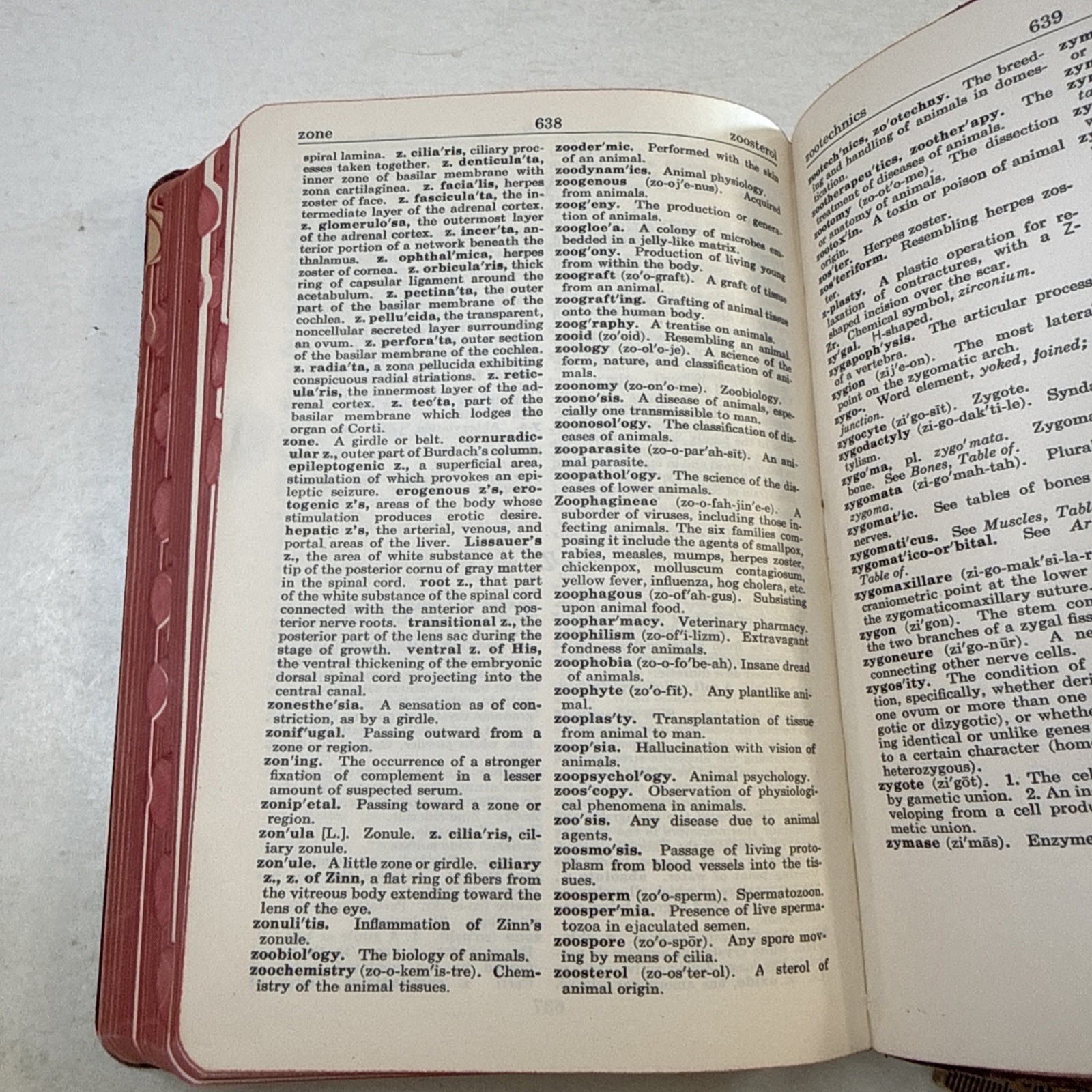 American pocket Medical Dictionary Vintage 1955 Anatomy disease doctor office