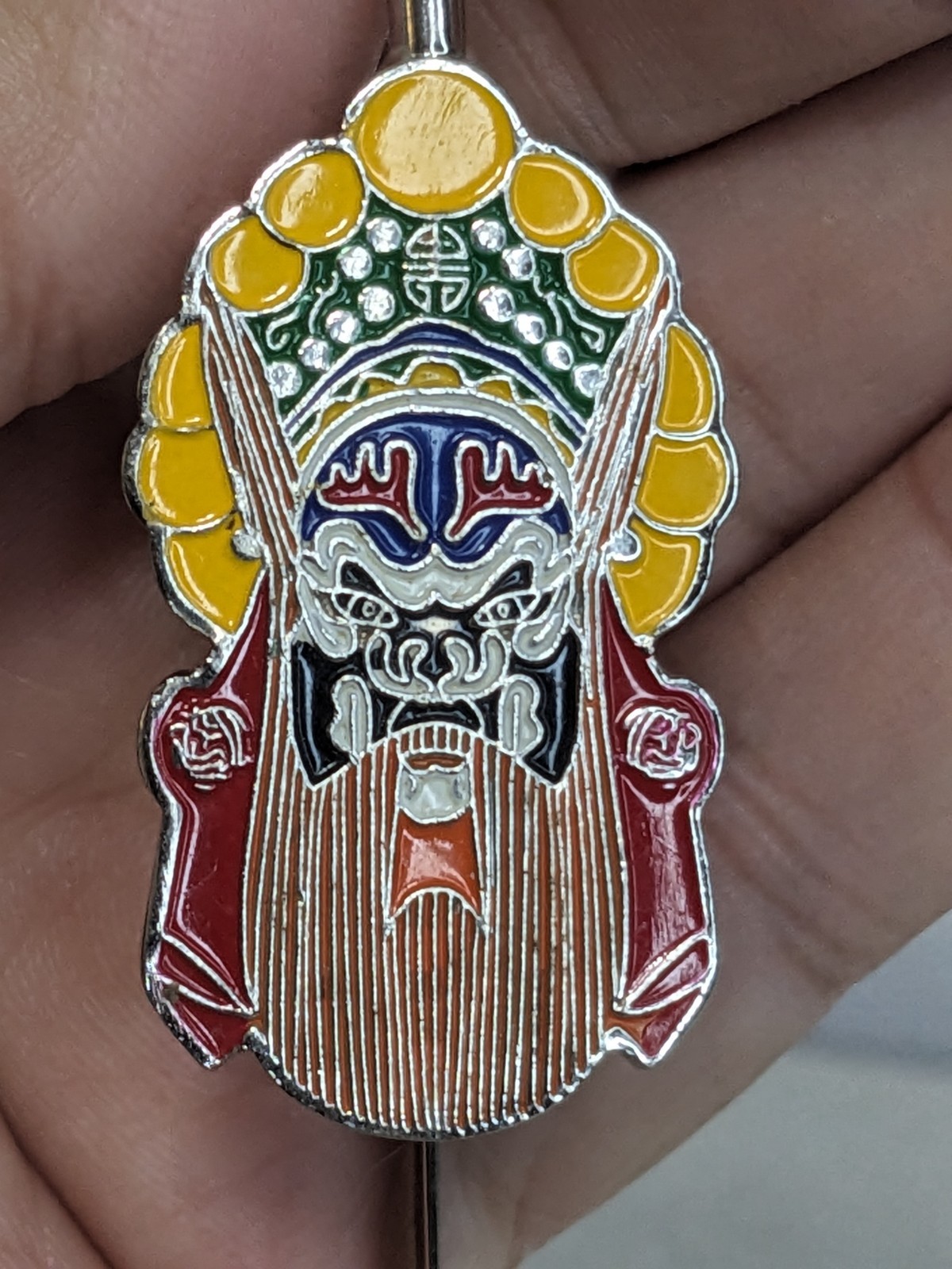 COLLECTIBLE CHINESE OPERA TYPE OF FACIAL MAKEUP BOOKMARK New