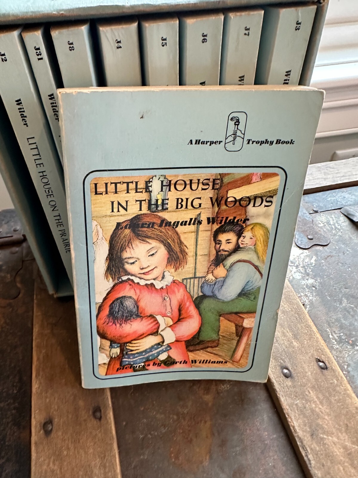 Vintage – 1971 9 Book Set Laura Ingalls Wilder’s Little House On The Prairie