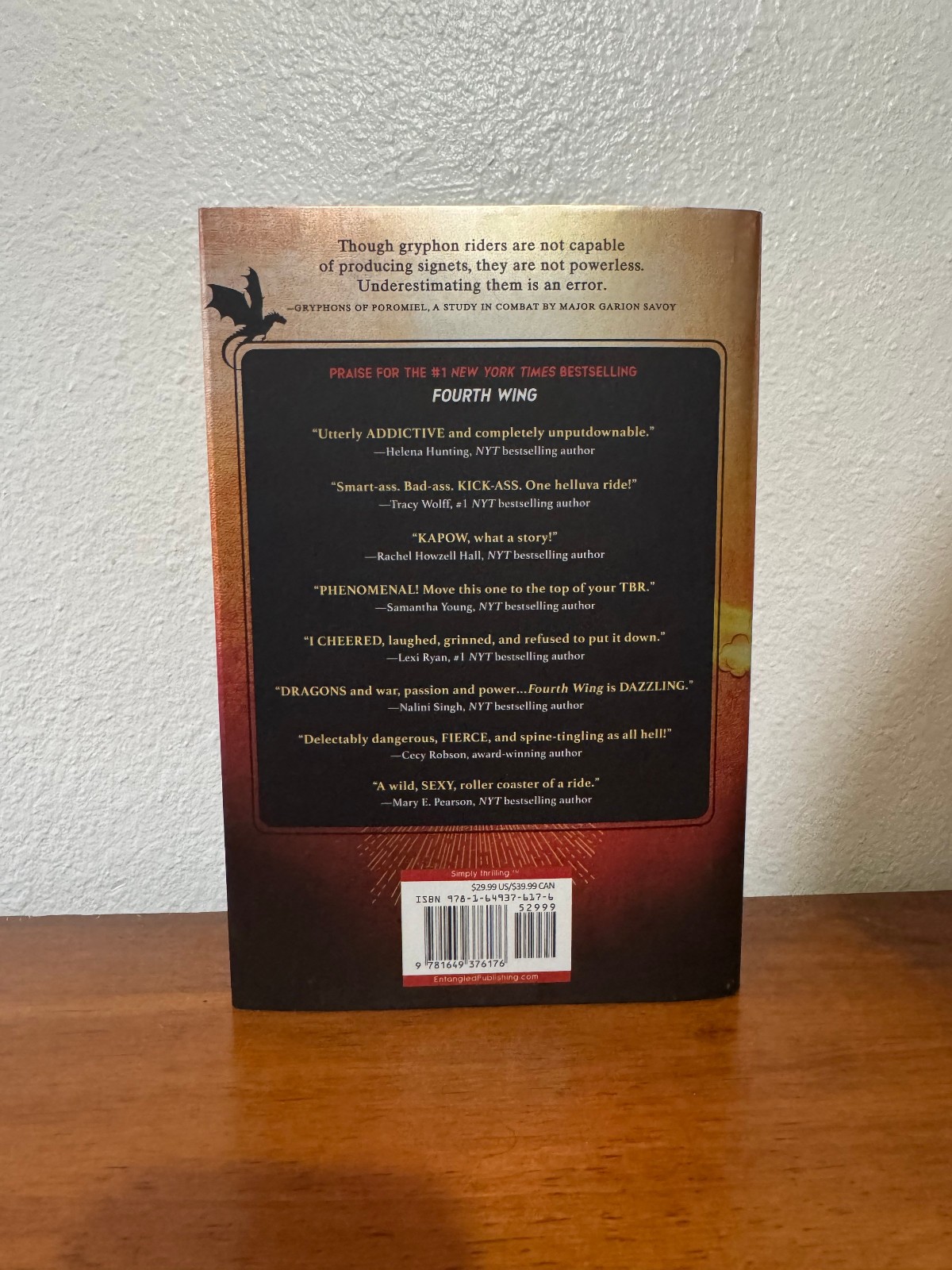Iron Flame SIGNED Rebecca Yarros Hardcover Novel Sprayed Edges Brand New