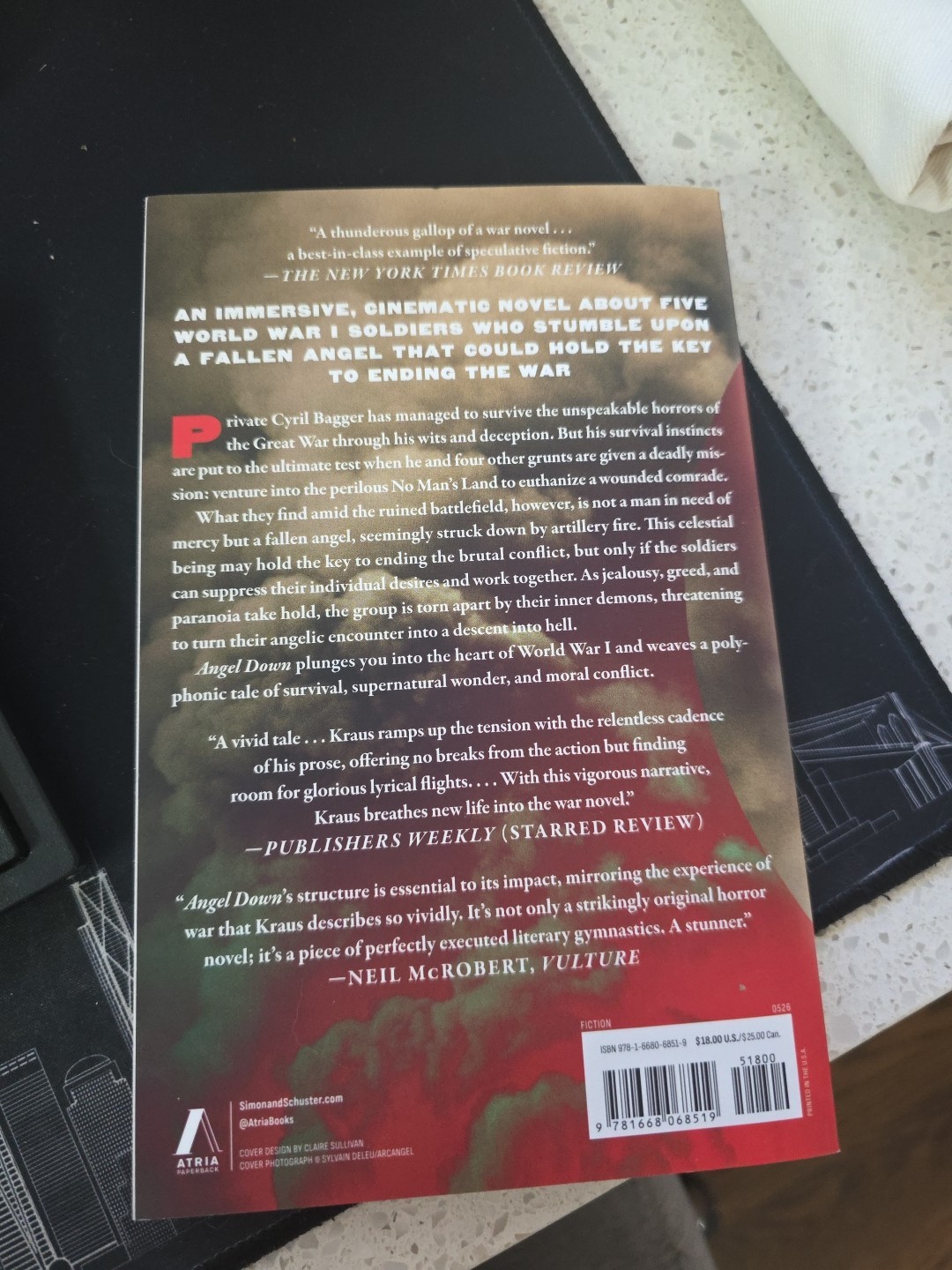 Angel Down Paperback by Daniel Kraus