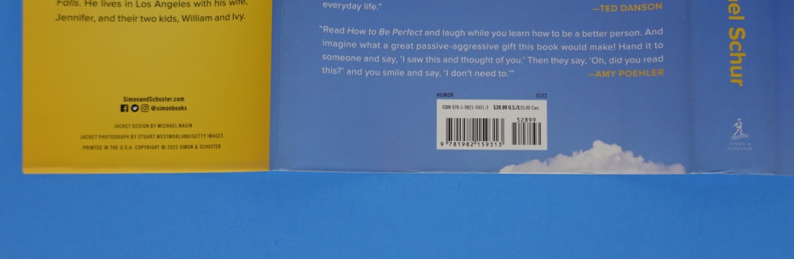 HOW TO BE PERFECT BY MICHAEL SCHUR, SIGNED-INSCRIBED-NOT PERSONALIZED