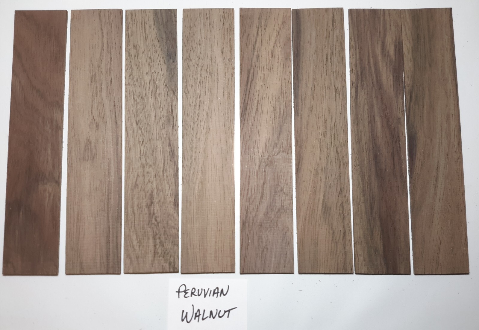 Unsanded Craft Wood, Knife Scales, Bookmarks U Pick Species 1/8″ x 1 5/8″ x 8″