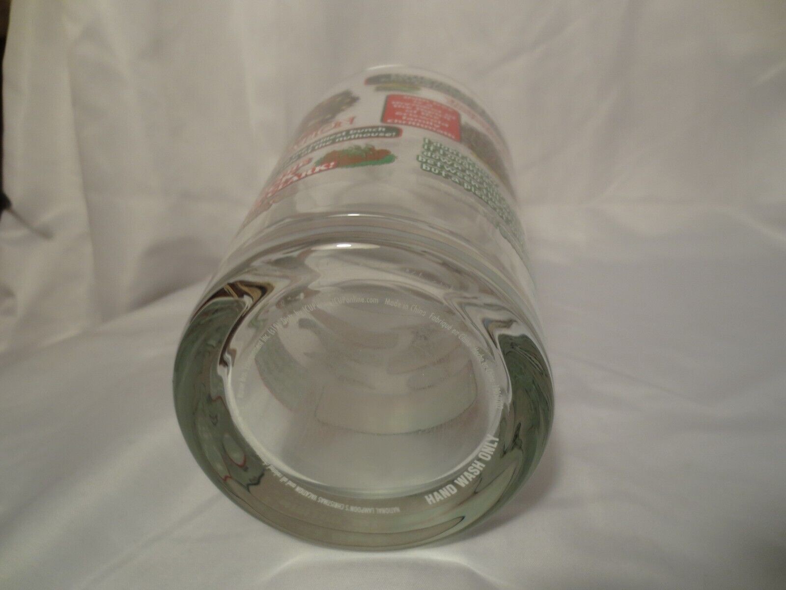 NATIONAL LAMPOON’S CHRISTMAS VACATION CLASSIC QUOTES OVERSIZED GLASS 50 OZ.
