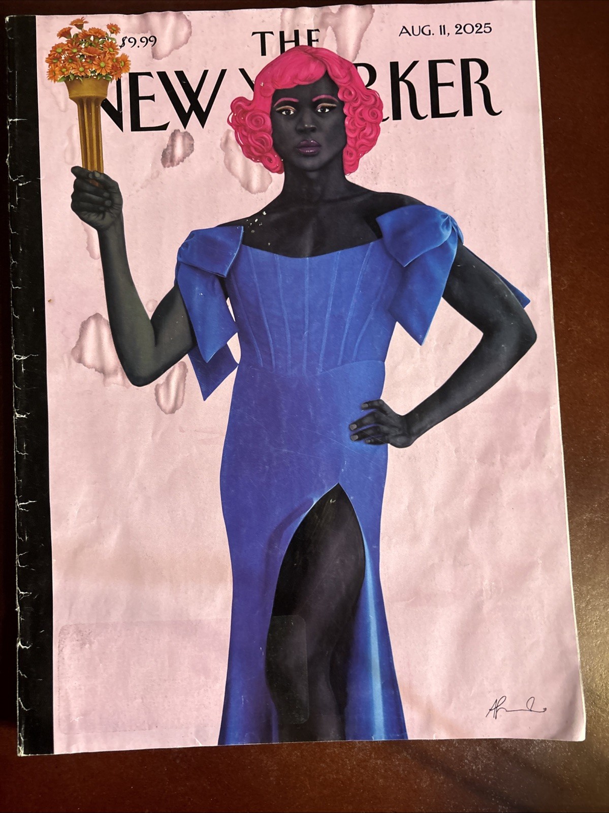 THE NEW YORKER Magazine (August 11 &18 2025) Trans Forming Liberty Amy Sherald
