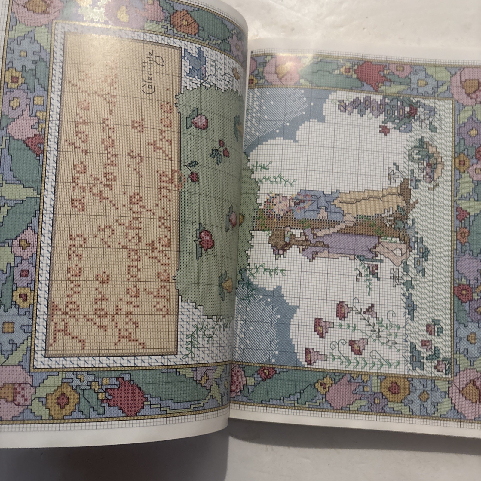 MARY ENGELBREIT Cross-Stitch Book Make a Wish 1996 HC 1st Ed. 191 pages