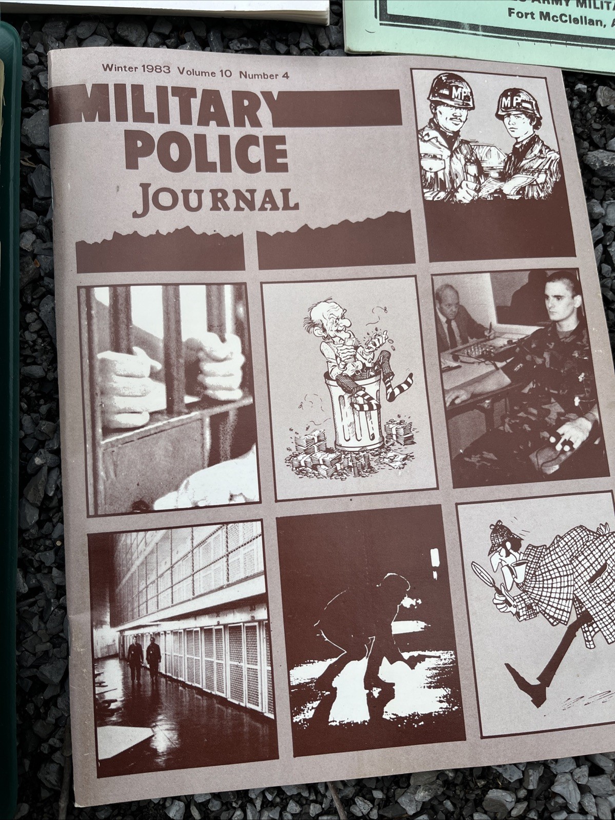 Vintage US Army Fort McClellan Student Guide Binder Pages Lot