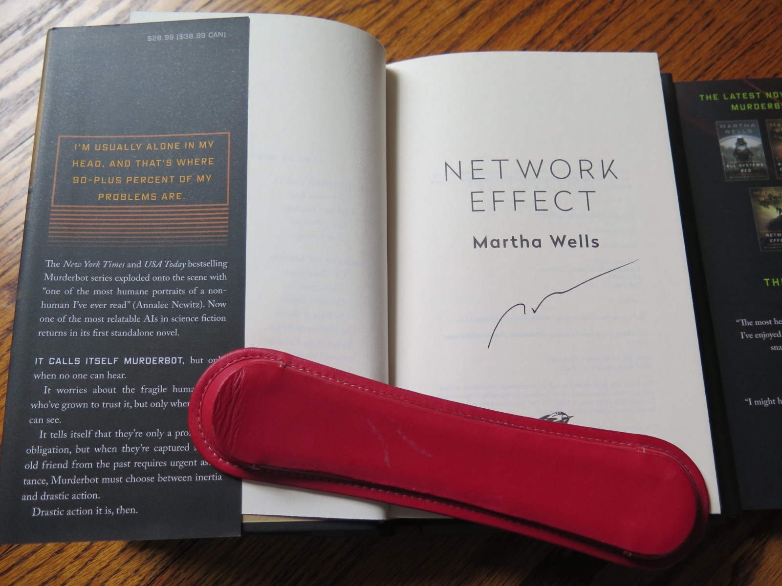 ALL 8 NOVELS SIGNED by Martha Wells | MURDERBOT DIARIES Complete | 1st Editions