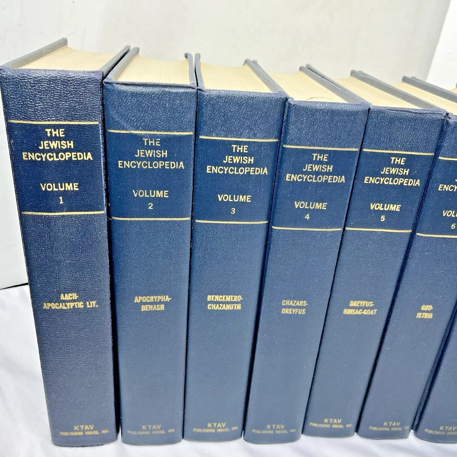 12 Volume The Jewish Encyclopedia KTAV Publishing House History Religion Judaism
