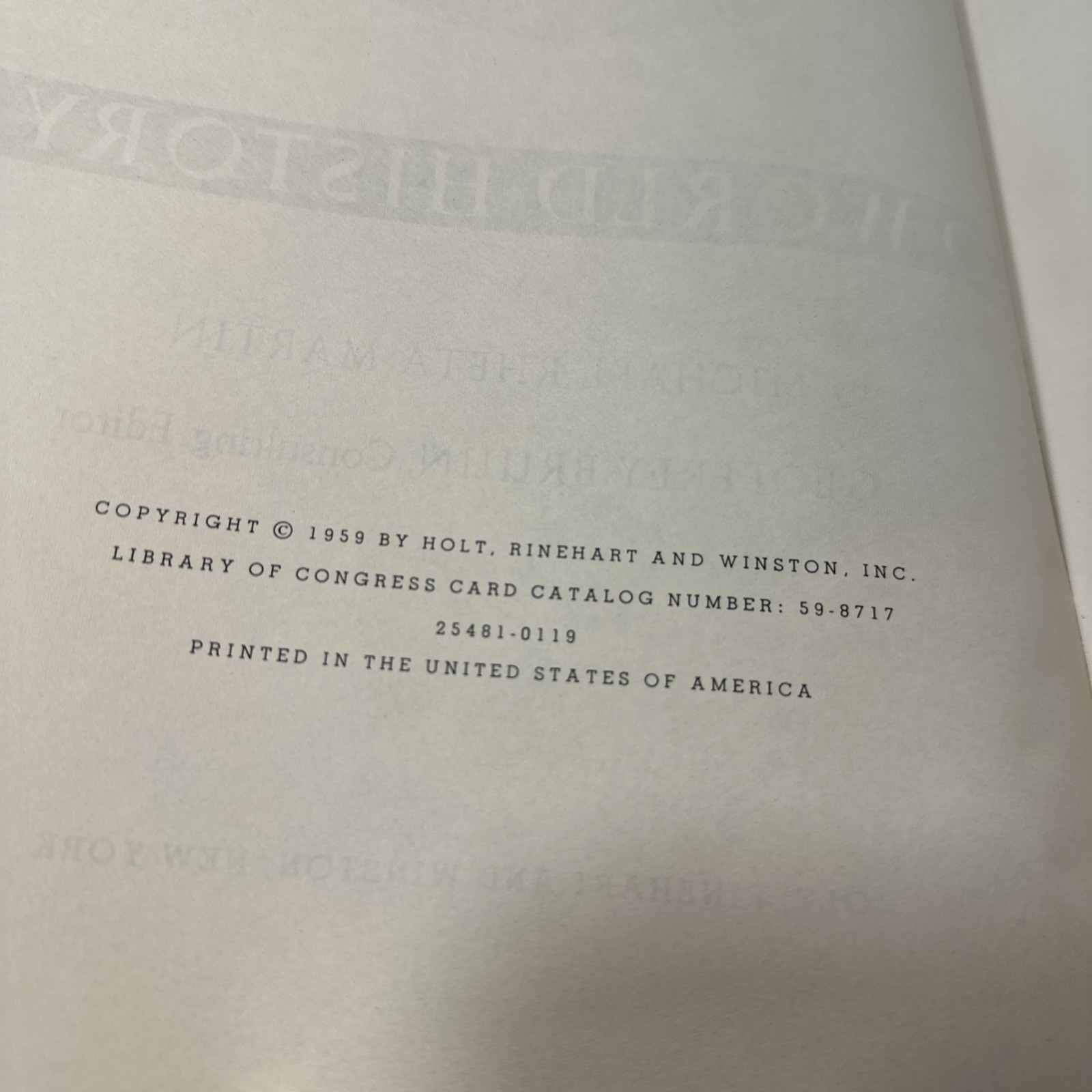 A Graphic Guide To World History By Michael Rheta Martin Paperback 1959